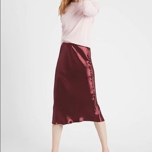 Banana Republic Bias-Cut Midi Skirt - M - NWT